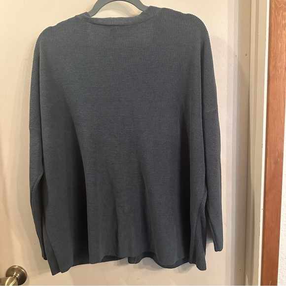 Eileen Fisher Open Front V-Neck Cardigan - Picture 2 of 14